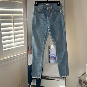 Loft button Fly size 0/25 jeans